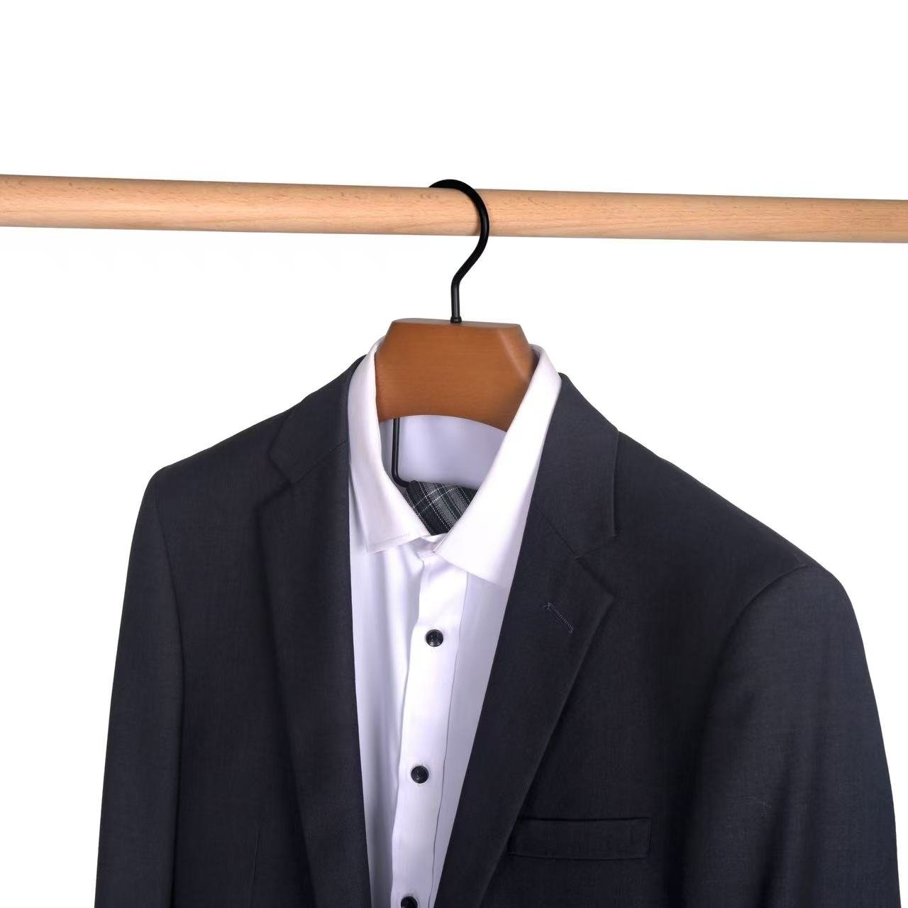 Umeraș de lux, culoare Vintage, cu agățătoare metalică, HUMERO - HUMERO