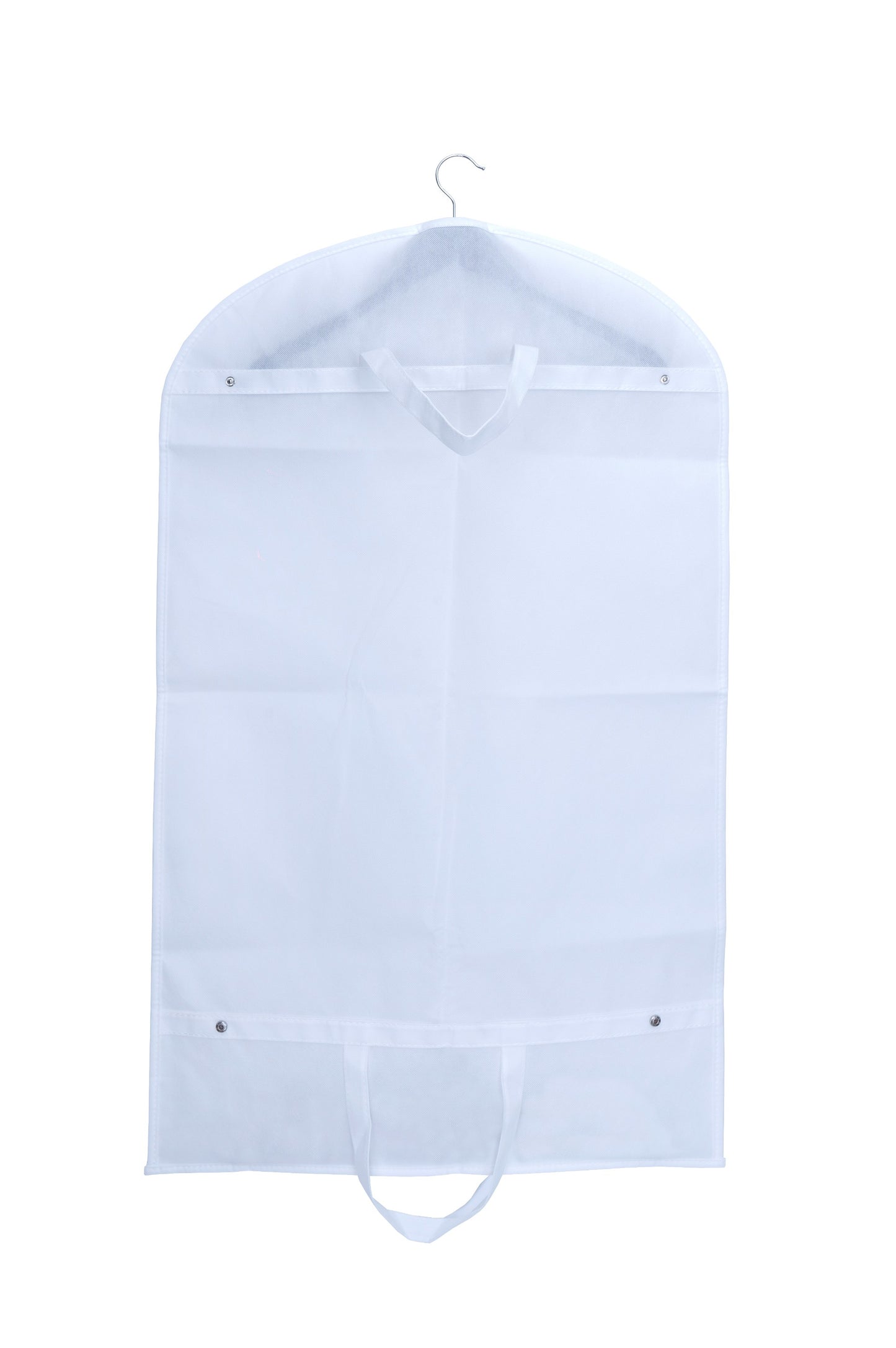 Husa pentru costum, cu maner, din material netesut, Polipropilenă, 60 x 130 cm, Alb, UUHH04