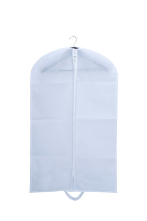 Husa pentru costum, cu maner, din material netesut, Polipropilenă, 60 x 100 cm, Alb, UUHH02