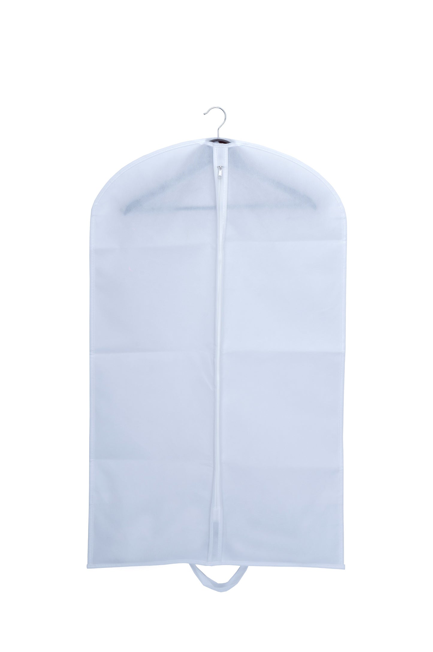 Husa pentru costum, cu maner, din material netesut, Polipropilenă, 60 x 100 cm, Alb, UUHH02