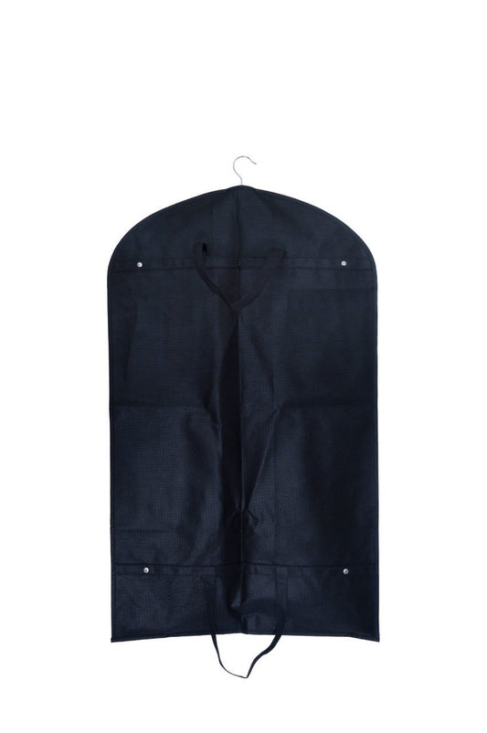 Husa pentru costum, cu maner, din material netesut, Polipropilenă, 60 x 100 cm, Negru, UUHH01 - HUMERO