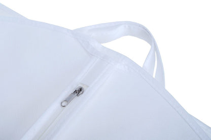 Husa pentru costum, cu maner, din material netesut, Polipropilenă, 60 x 130 cm, Alb, UUHH04 - HUMERO