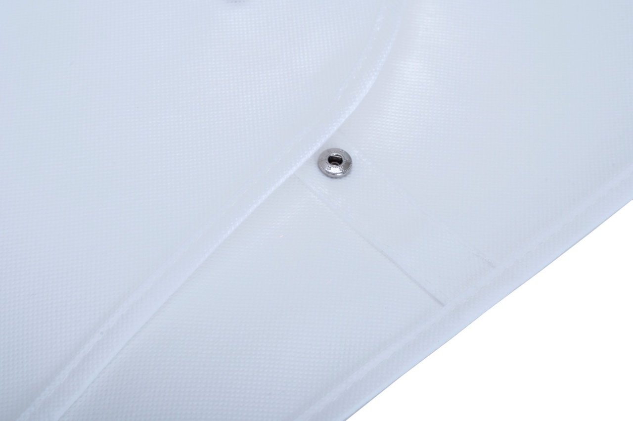 Husa pentru costum, cu maner, din material netesut, Polipropilenă, 60 x 100 cm, Alb, UUHH02