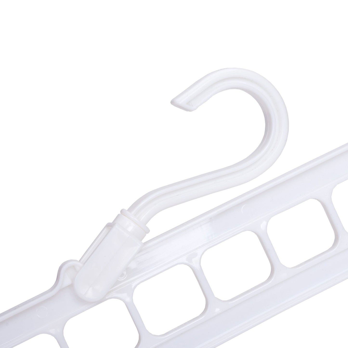 Umeraș din plastic alb pentru organizare orizontală și verticală - ideal pentru articole speciale - HUMERO